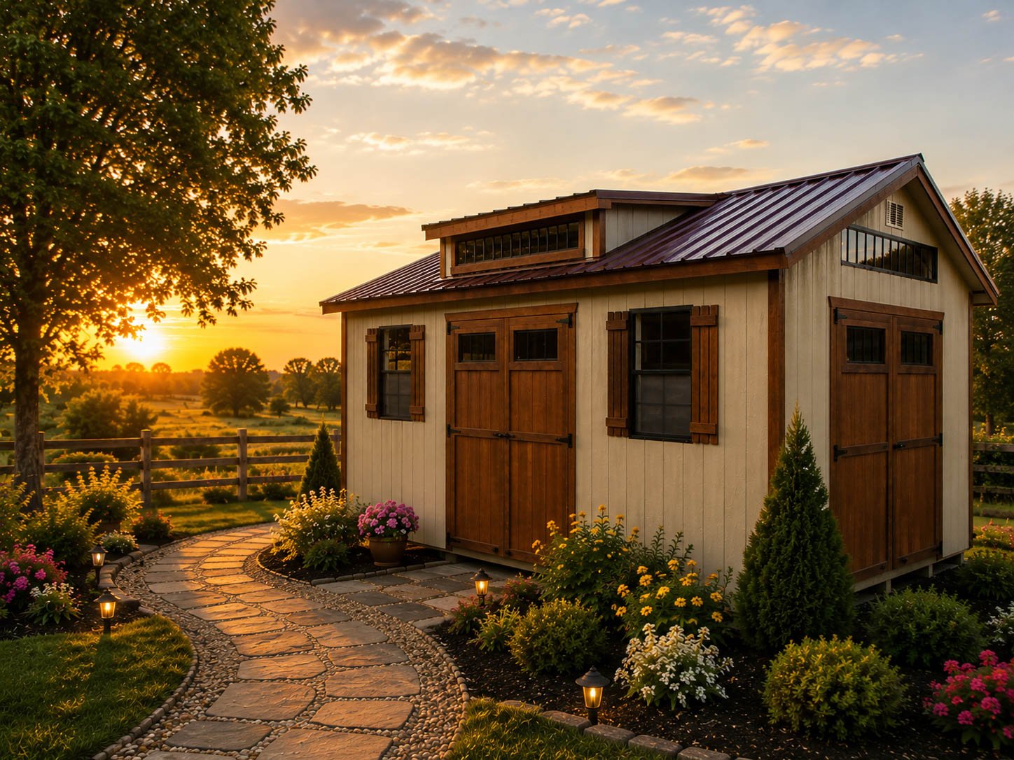 Handcrafted Cape Cod storage barn