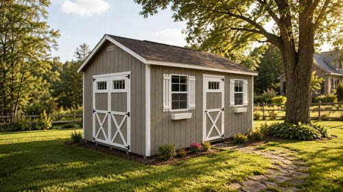 A-frame shed